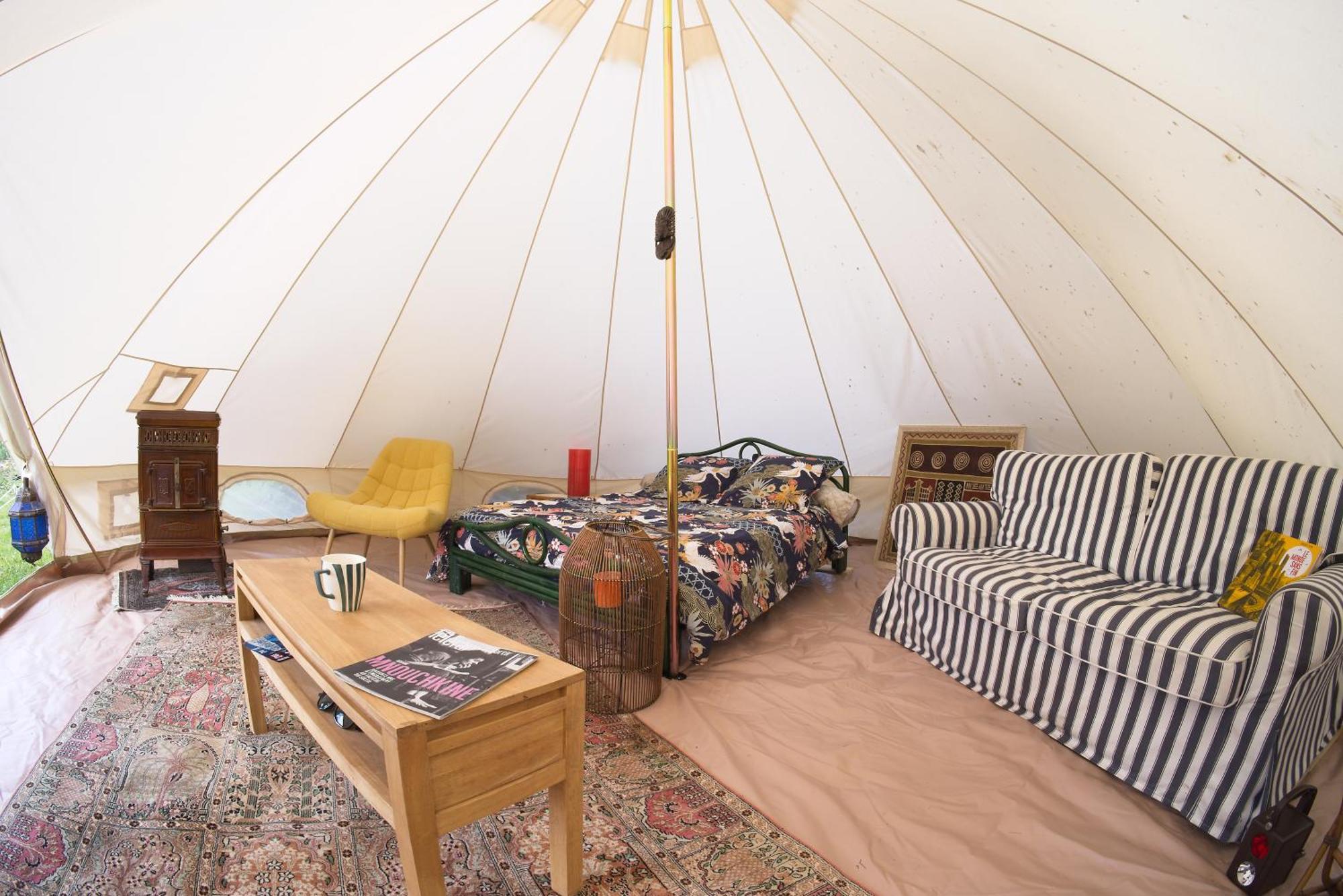 Tente Mongole 4 Saisons Cosy Et Spacieux Conchy-les-Pots Buitenkant foto